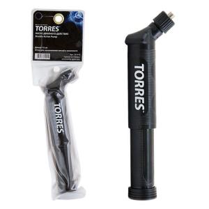 Купить Насос "TORRES" двойного действия, 15 см, пластик, с бок.горлов., игла (7 мм), черный в Москве 